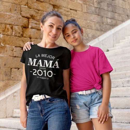 Imagen 2 de 4 de Playera Mamá Personalizada -día De Las Madres-la Mejor Desde