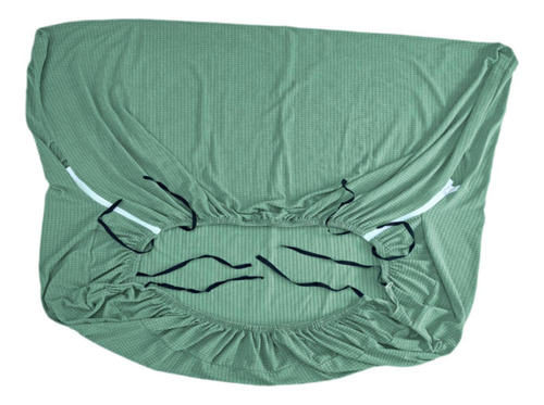 W Funda De Sofá Funda De Cojín Para Asiento 3 Plazas Verde