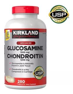 Glucosamina 1500mg & Condroitrina 1200mg Kirkland 220tabls