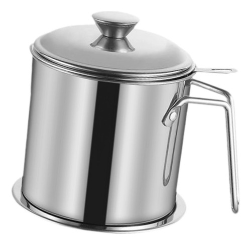 Bacon Container With Filter Handle Oil Filter Pot Frying Oil