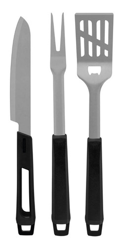 Set X3 Piezas Utensilios Churrasco Black Tramontina Cocina