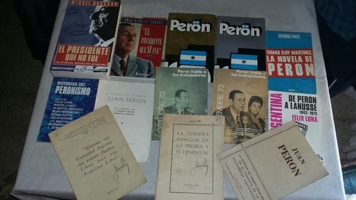 Juan D. Perón.lote De 13 Libros Sobre Historia Del Peronismo