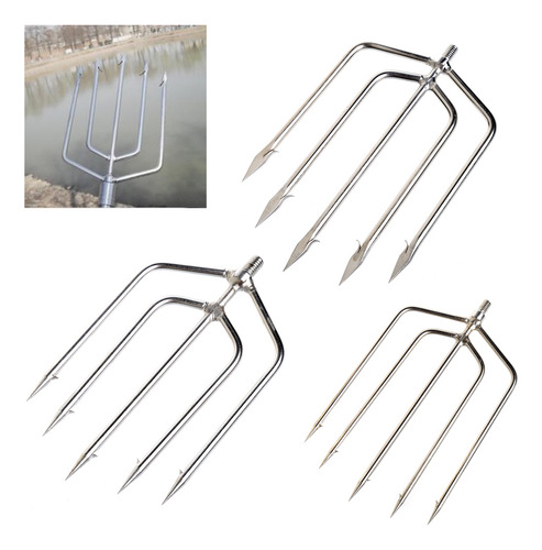 Rompehielos De Pesca Con Forma De Arpón Con Punta De Acero