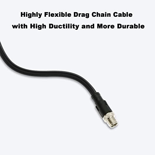 Cables Alvins M12 De 8 Pines Macho A Rj45 Cable Ethernet Bli