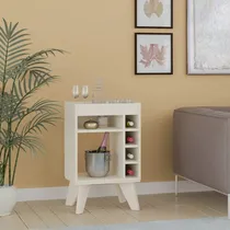 Comprar Mini Bar Aries Organizador De Botellas Blanco Tu Mesita