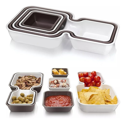 Copetinero Vacuvin Apilable - Dip Serve & Stack - Vacu Vin