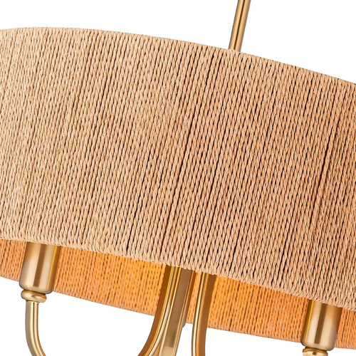Lampara De Techo Boho Luminaria Living Dormitorio Lcm Estructura Marrón claro