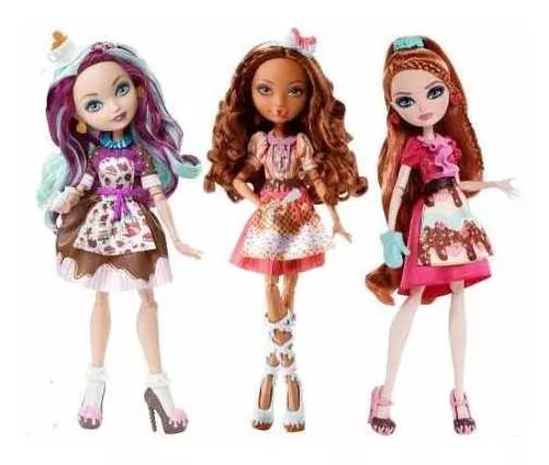 Boneca ever after high madeline hatter coberta de doce