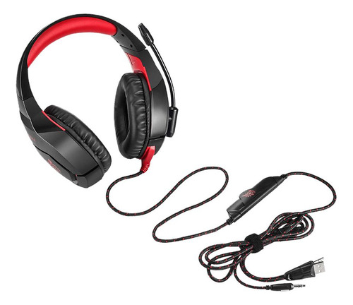 Auriculares Con Cancelación De Ruido Negro Rojo