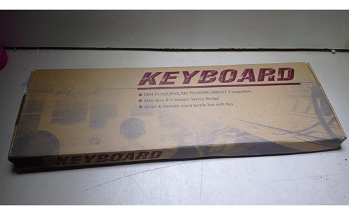 Keyboard Ibm Pc/at , Ps/2 Ms Antigo 95/98/2000/nt Win