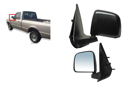 Espejo Izquierdo Ford Ranger 1996 1997 1998 Tipo Bandera