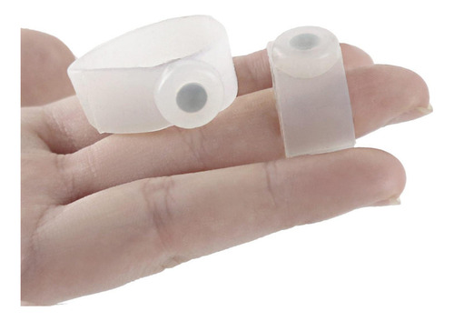 - 4 Par De Anillos Magnéticos De Silicona Para Los Dedos Del