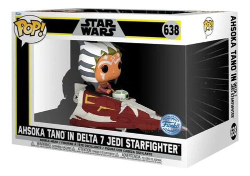 Funko Pop Star Wars Ahsoka Tano Delta 7 Jedi Starfighter 638