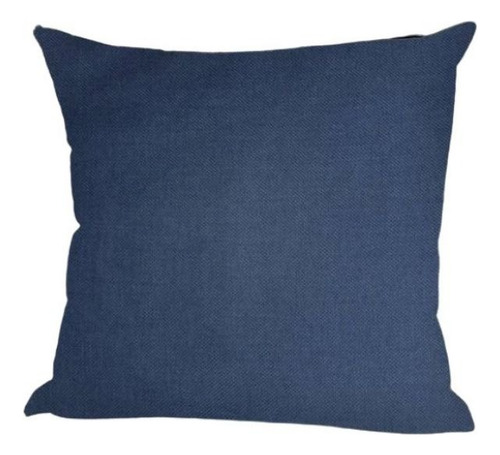 1 Cojin De Lino Varios Colores Decoracion Azul Denim Lino