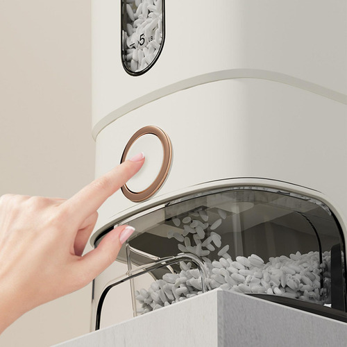 Contenedor De Cereales Cubo De Prensa Dispensador De Cereale