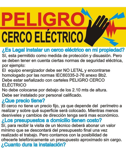 Poste Intermedio C/6 Aisladores Regulables Cerco Eléctrico