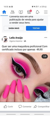 Imagem 1 de 1 de Curso De Maquiagem Profissional