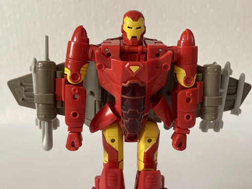 Iron Man Marvel Avengers Transformers Crossovers 2008 Hasbro (Usado)