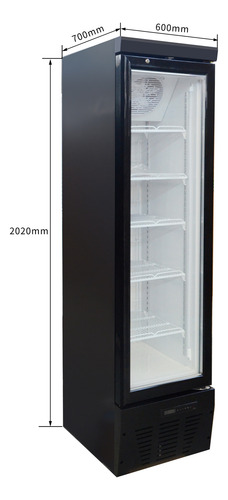 Freezer Vertical Mox Expositor 1 Puerta De Vidrio Sd-t400
