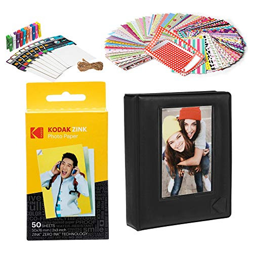 Kodak 2x3?§ Premium Zink Paper Starter Kit Con Álbum ...