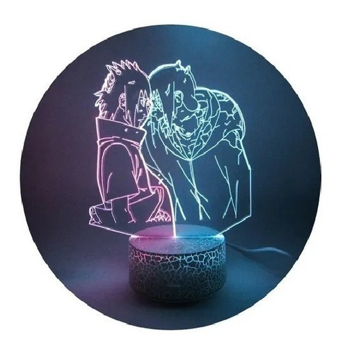 Lámpara Ilusión 3d Personalizada A Elección Dual