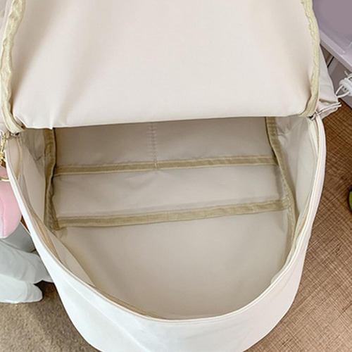 Mochila De Moda Informal Sencilla 2024 Con Colgante