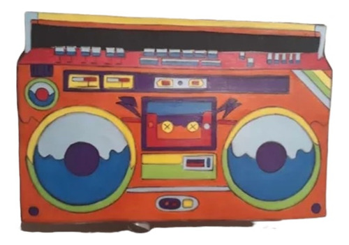 Piñata Equipo De Música Grabador Radio Retro Pasacasette 