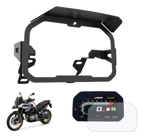 Protetor Antifurto + Película Painel Tft Bmw F850gs Adventur