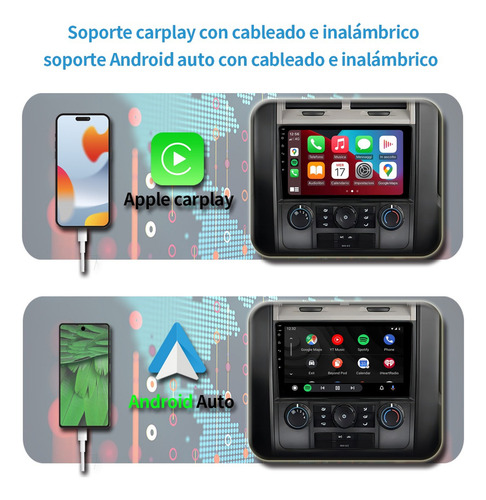 Estéreo Android Para Ford Escape 2008-2011 Carplay Sem Fio
