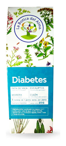 Botica Del Alma · Infusión Mix Diabetes 20 Bolsitas