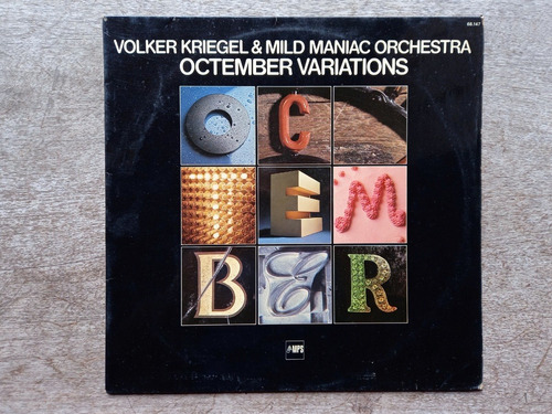 Disco Lp Volker Kriegel - Octember (1977) Aleman Jazz R20