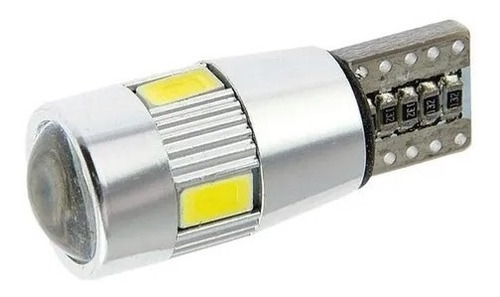 Imagen 1 de 5 de Led T10 Lampara Posición Canbus Cob 6smd Con Lupa