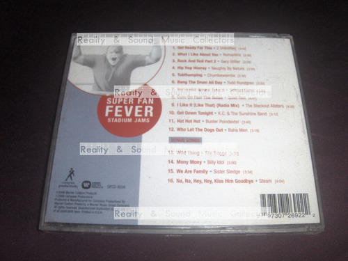 Super Fan Fever Stadium Jams Cd Quiet Riot Billy Idol Troggs (Usado)