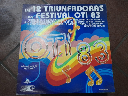 Lp 12 Triunfadoras Festival Oti 83 En Acetato,long Play
