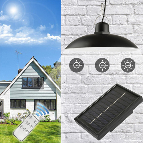 Luz De Iluminação De Cabeças De Lâmpada Solar Com Galpão Sol