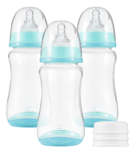 Botella De Leche De Silicona Para Bebé Con Funda Para Bibero