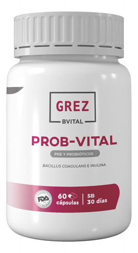 Prob-vital - Probióticos + Prebióticos / 60 Cápsulas