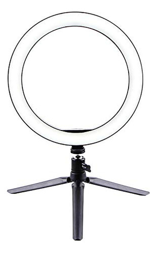 Lampara Escritorio Luz Led Selfie Circular Usb Soporte + In