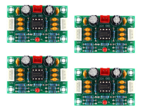 Módulo De Preamplificador Operativo, 4 Piezas, Ne5532, 2 Can