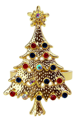 Juego De 4 Servilletas Para Árbol De Navidad, Decoración De