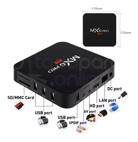 Conversor Smart Tv Box Android Tv Quad Core (alatech)