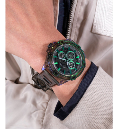 Reloj Hombre Guess Negro King Caballero