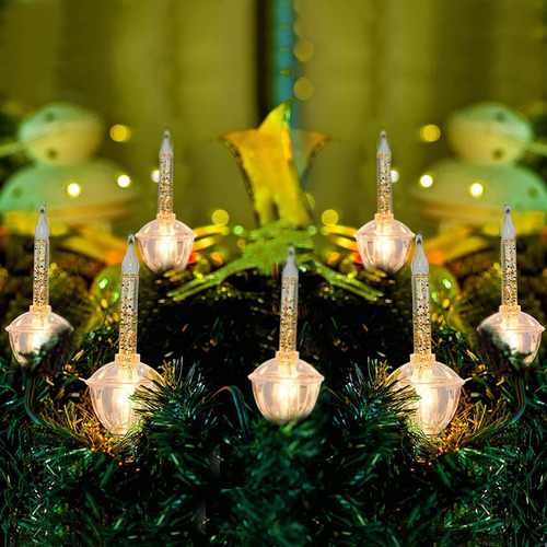 Abejas 4 Paquete De Luces De Burbujas De Navidad Bulbos, De