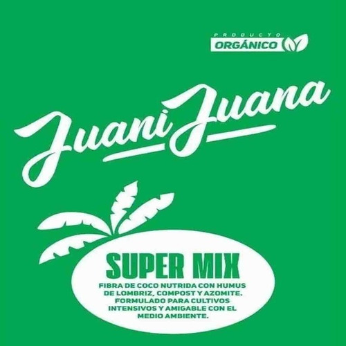 Sustrato Fibra De Cocos Super Mix Juanijuana