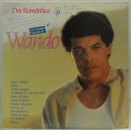 Lp Wando  - Dor Romantica - Os Grandes Sucessos De -  W013