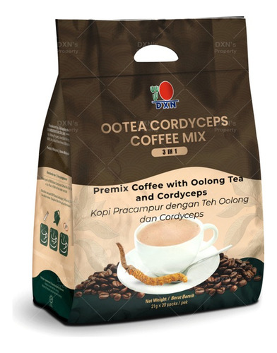 Ootea Cordyceps Coffee Mix Dxn - Con Ganoderma