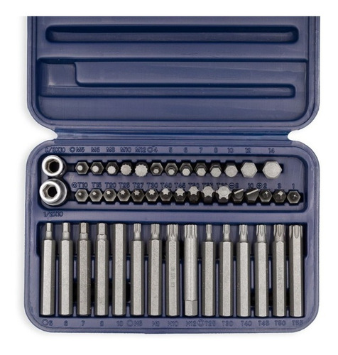 Juego Puntas Torx Allen Multiestria 46 Pzs Ph Pl Bremen 4180