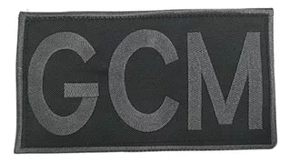 Bordado Colete Tarjeta Nome Guarda Civil Municipal Gcm Patch