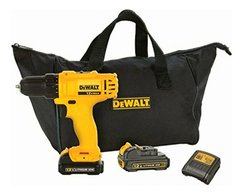 Dewalt Taladro Atornillador Inalámbrico 12v 3/8 Pulgada