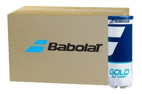 Caja 24 Tubos Pelotas Tenis Babolat Gold All Court X 3 Padel